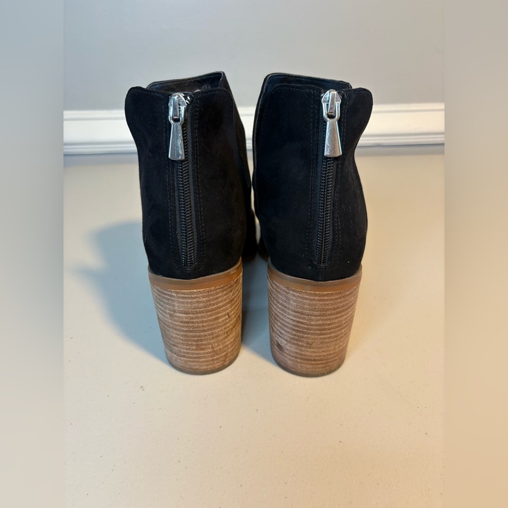 BP. (Nordstrom) Brynne Faux Suede Booties – Black | Size 11 - Picture 7 of 13
